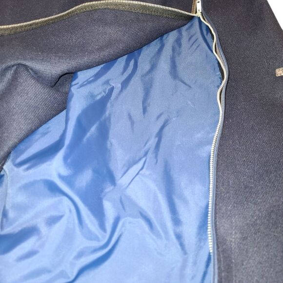 London Fog sz 8 reg Stylish Purple Long Coat with removable liner - Picture 10 of 16